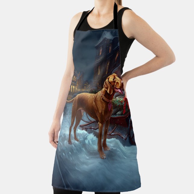 Vizsla Weihnachtsfeiertag Schürze (InSitu)