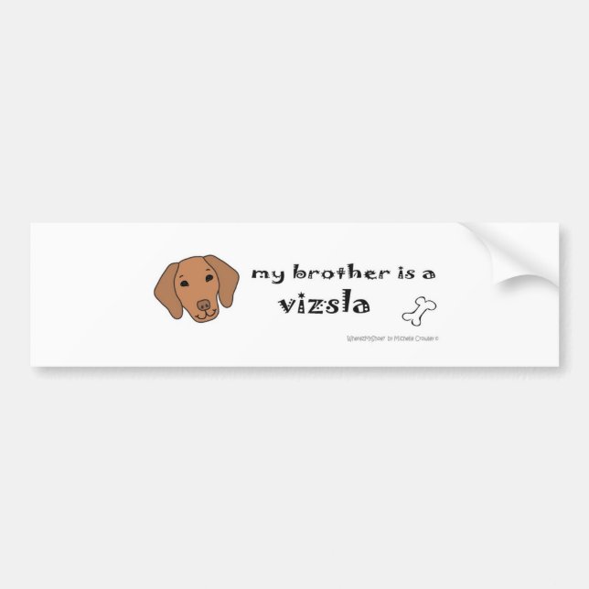 VizslaBrother Autoaufkleber (Vorne)