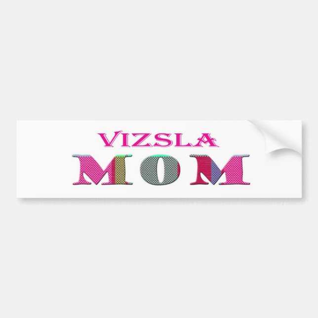 VizslaMom Autoaufkleber (Vorne)