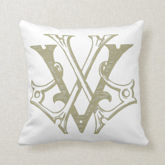 VL-LV Monogramm-Kissen Kissen