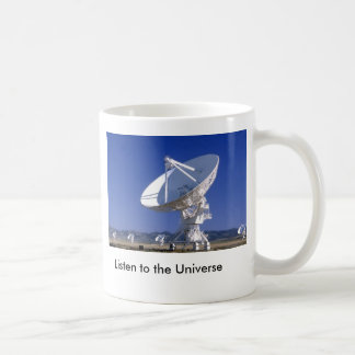 VLA hören zum Universum Kaffeetasse