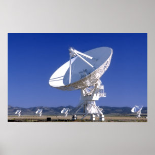 VLA - Hören zum Universum Poster