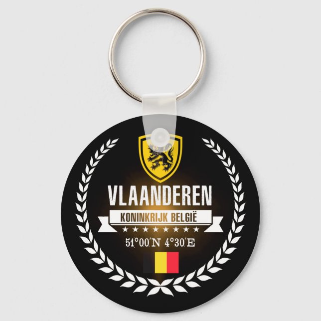 Vlaanderen Schlüsselanhänger (Vorderseite)