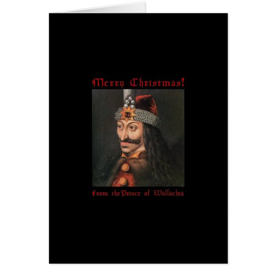Vlad die Impaler Weihnachtskarte Karte