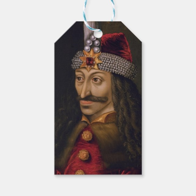 Vlad tepes Impaler Voivode Portrait Dracula Histor Geschenkanhänger (Vorderseite)