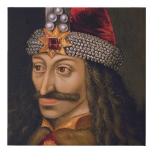 Vlad tepes Impaler Voivode Portrait Dracula Histor Künstlicher Leinwanddruck