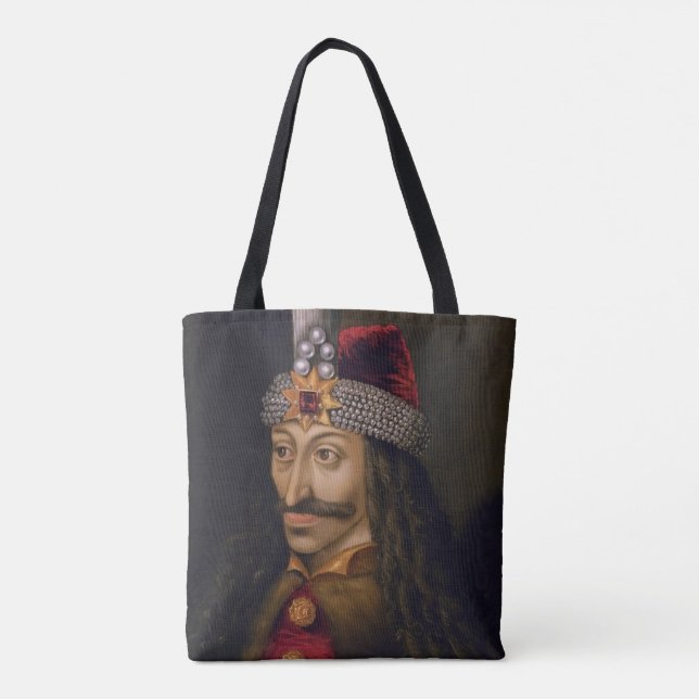Vlad tepes Impaler Voivode Portrait Dracula Histor Tasche (Rückseite)