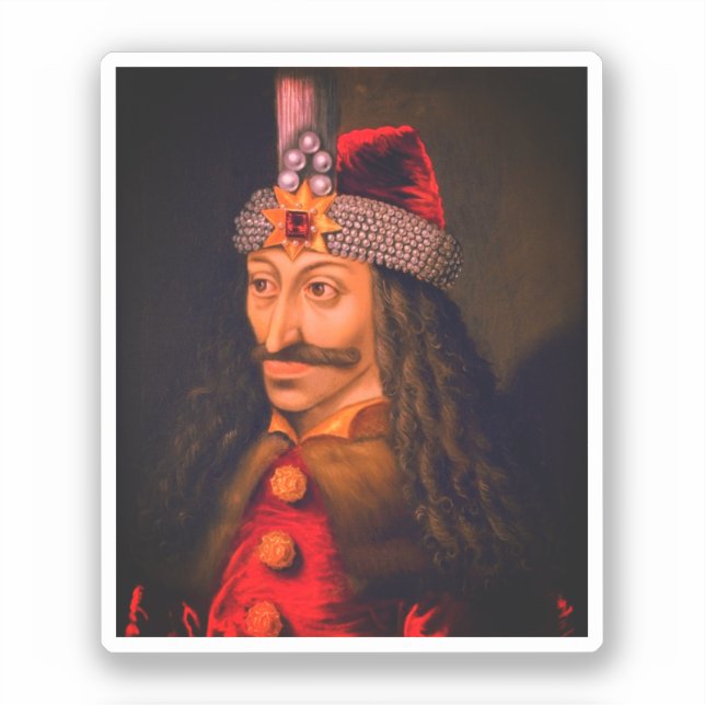 Vlad the Impaler - Dracula Aufkleber (Vorderseite)
