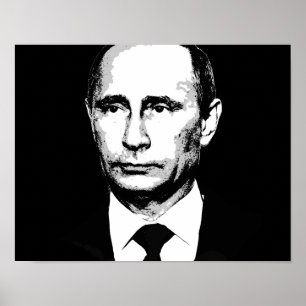 Vladamir Putin Face Poster
