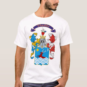 Vladar Familien-ungarisches Wappen T - Shirt