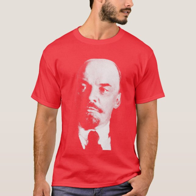 Vladimir Ilyich Lenin White Portrait Shirt (Vorderseite)