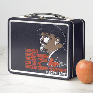 VLADIMIR LENIN - Hütte Metall Brotdose