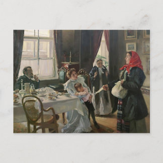 Vladimir Makovsky - Muttermutter und Stiefmutter Postkarte
