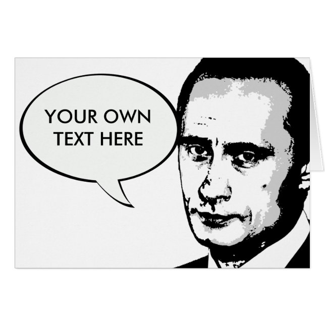 Vladimir Poutine (Devant horizontal)