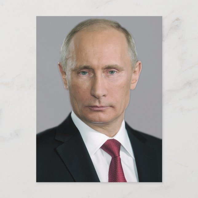 Vladimir Putin Gear Postkarte (Vorderseite)