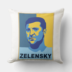Vladimir Zelensky - ich stehe mit der Ukraine Kissen