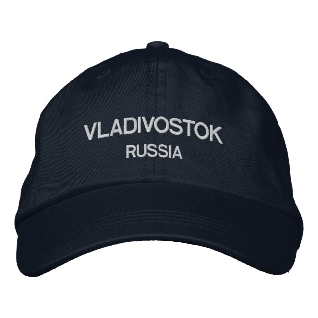 Vladivostok Russie Casquette de baseball personnal (Devant)