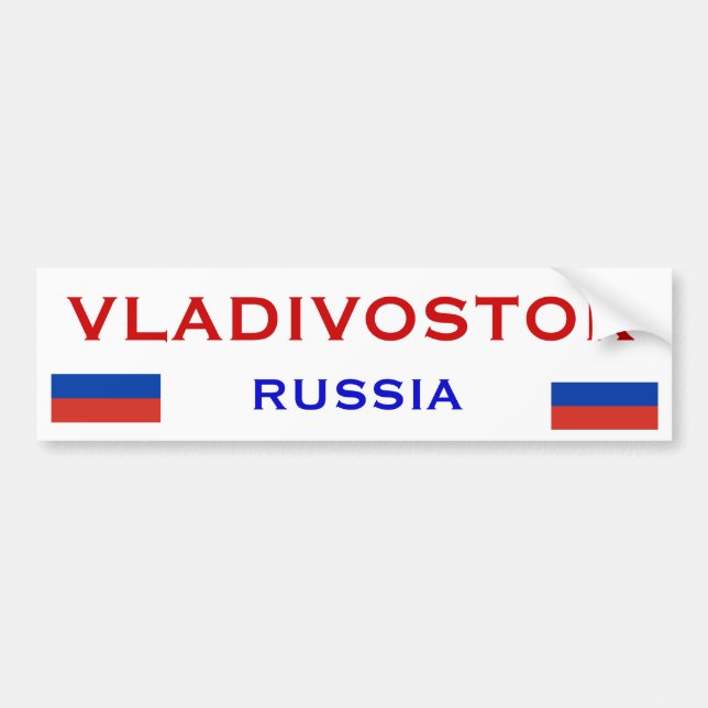 Vladivostok* Russland Autoaufkleber (Vorne)
