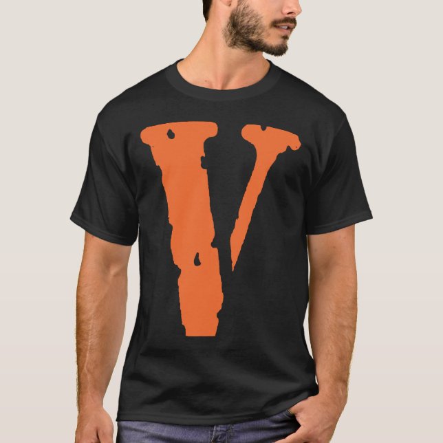 VLONE FREUNDE, die schwarzes Vlone A$AP schaukeln T-Shirt (Vorderseite)