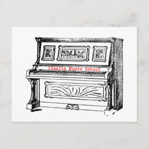 VMS Piano Postkarte