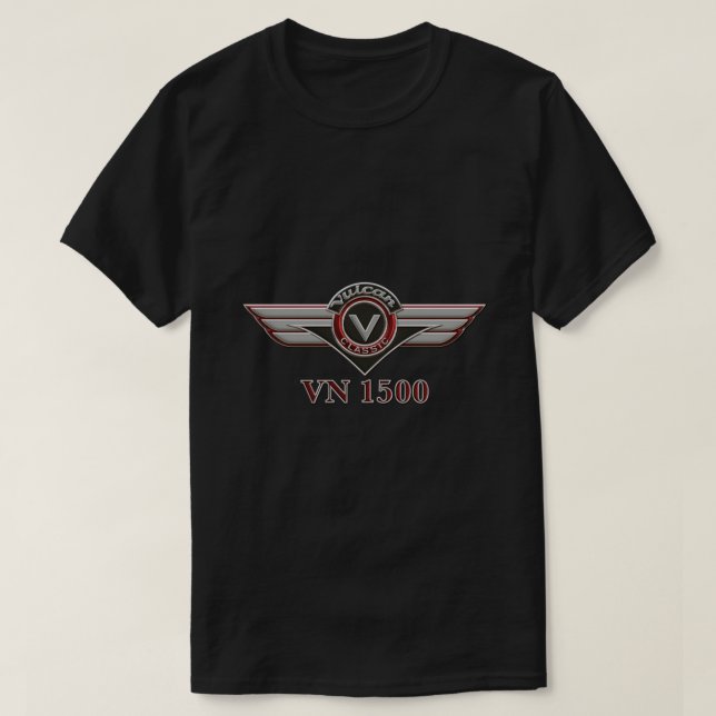 VN 1500 Logo 2 Essenzieller T - Shirt für Vulkanas (Design vorne)