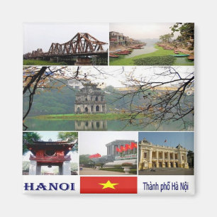 VN - Vietnam - Hanoi - Mosaik - Collage Magnet
