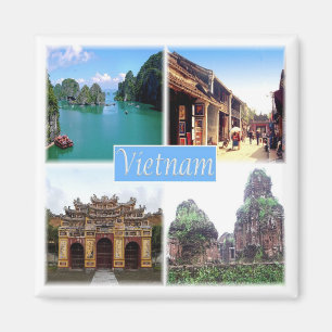 VN Vietnam - HUE HOI AN MY SON HALONG BAY - Kühlsc Magnet