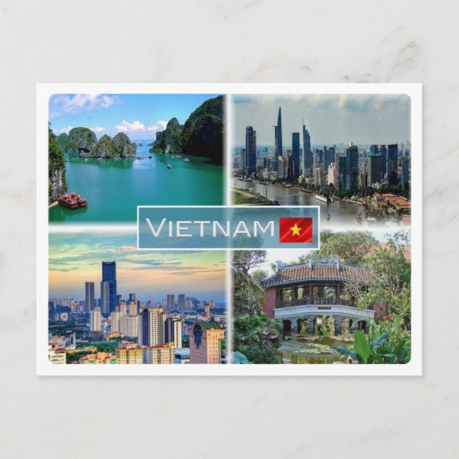 VN Vietnam - Postkarte (Vorderseite)