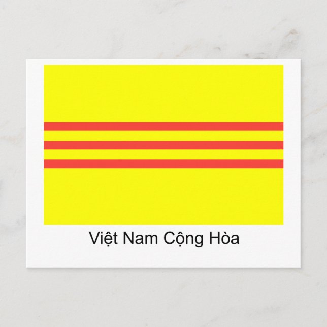 VNCH-Flag Postkarte (Vorderseite)