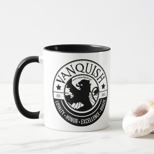 VNQ "LHEB" Emblem 11oz.Tasse Tasse (Mit Donut)
