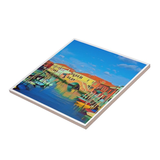 VNT004 MURANO, Venezianisch Lagoon, Italien, Fliese (Seite)