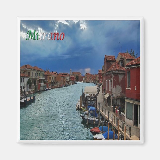 VNT055 VENICE, MURANO, Venetien, Italien, Kühlschr Magnet (Vorne)