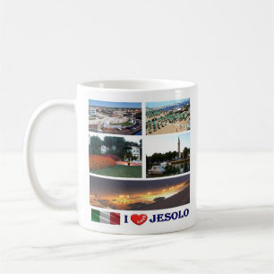 VNT113 JESOLO I Love, Mosaïque, Italie, Mug de caf