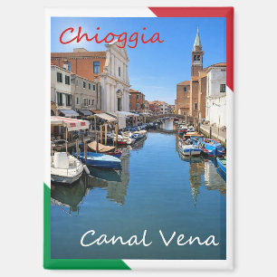 VNT116 CHIOGGIA, Canal Vena, Venetien, Italien, Kü Magnet