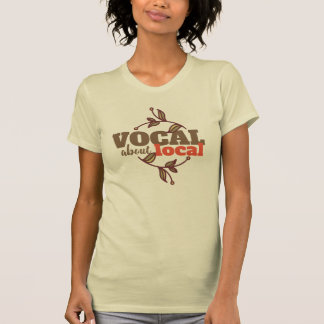 Vocal au sujet du T-shirt local