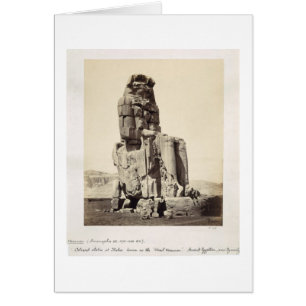 "Vocal Memnon", statue de Colossal d'Amenhotep I