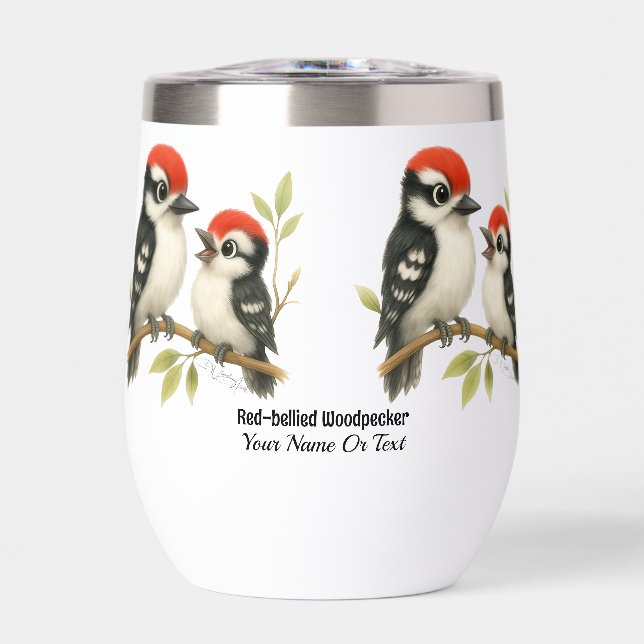 Vocal Red-Blies Woodpecker (Vorderseite)