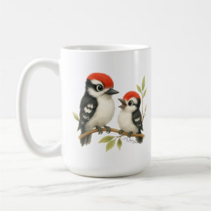Vocal Red-Blies Woodpecker Kaffeetasse