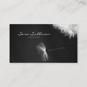 Vocalist Business Card Lüster geschlossen Visitenkarte