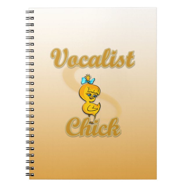 Vocalist Chick Notizblock (Vorderseite)