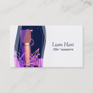 Vocaliste professionnel, Chanteur, Carte de visite