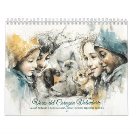 Voces de los Voluntarios del Rescate Animal Arte Kalender