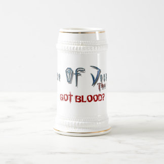 VOD - Got Blut-Tasse Bierglas