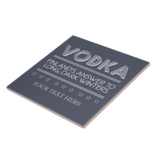 VODKA carreaux de céramique couleur personnalisée