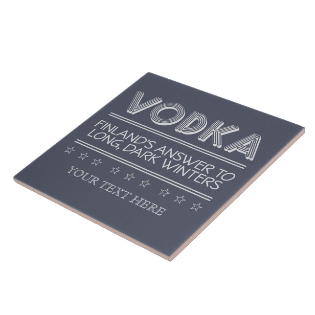 VODKA carreaux de céramique couleur personnalisée (Côté)