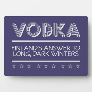VODKA-Farbtafel Fotoplatte
