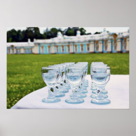 Vodka Shots im Catherine Palace, Russland Poster
