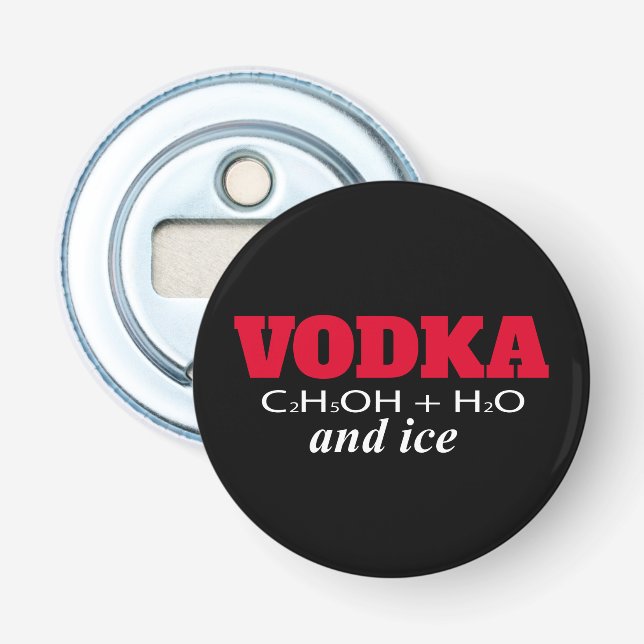Vodka und Eis Flaschenöffner (Vorderseite)