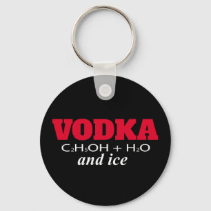 Vodka und Eis Schlüsselanhänger