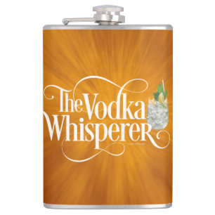 Vodka Whisperer Flask Flachmann